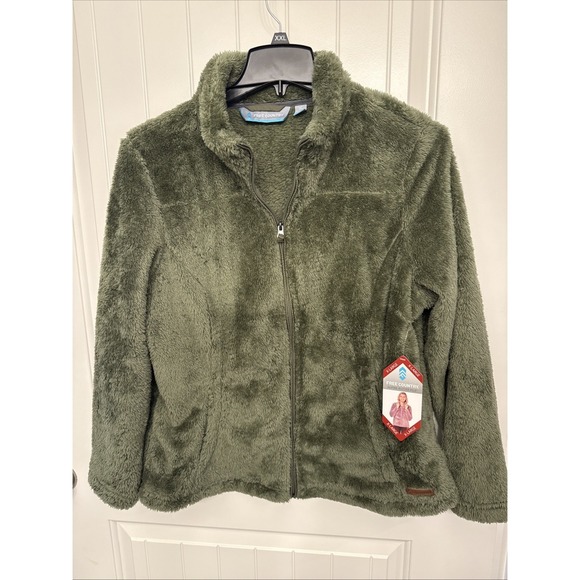Free Country Jackets & Blazers - Free Country Woman's Alpine Butter Fleece Jacket Olive Green XL NWT